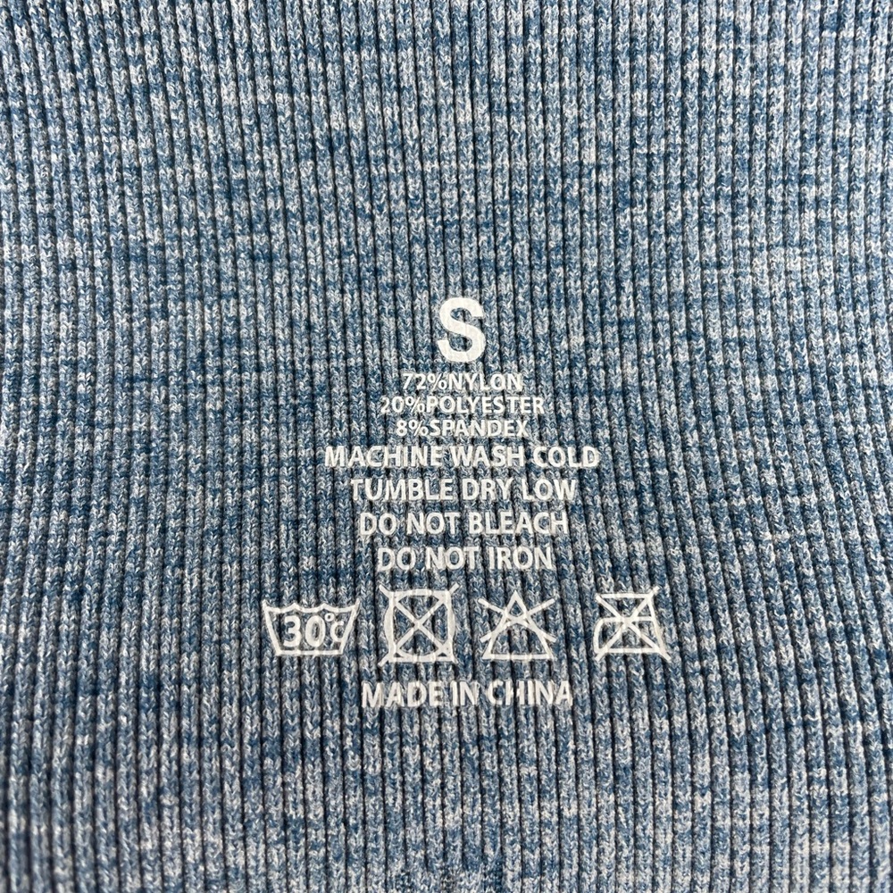 Yoreo brand Leggings. They are a blue camo. Only worn once! Brand new